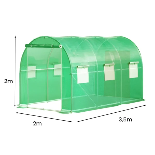 sera-cu-folie-2x3-5x2m-6 Solar din folie 2×3.5×2 m