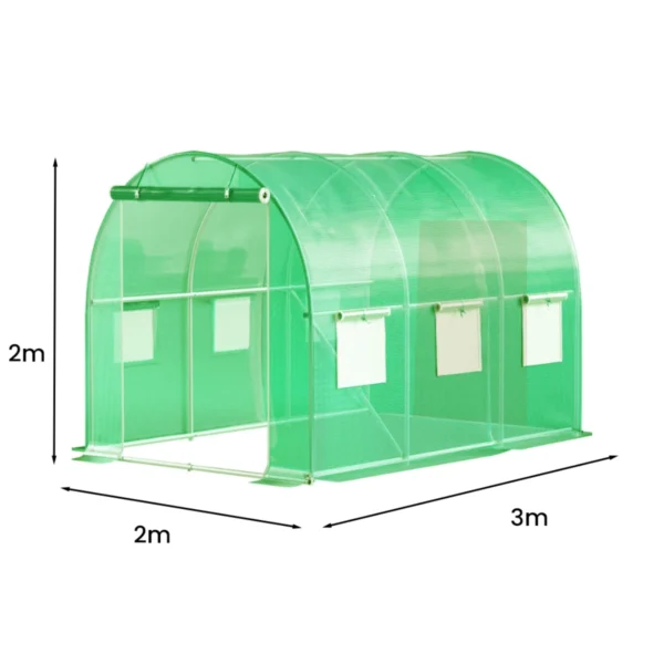 sera-cu-folie-2x3x2m-6 Solar 2×3×2 m