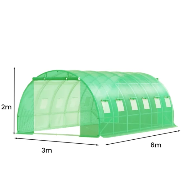 sera-cu-folie-3x6x2m-6 Solar 3×6×2 m
