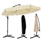 umbrela-de-gradina-3m-bej-2 Umbrelă grădină 3 m – bej
