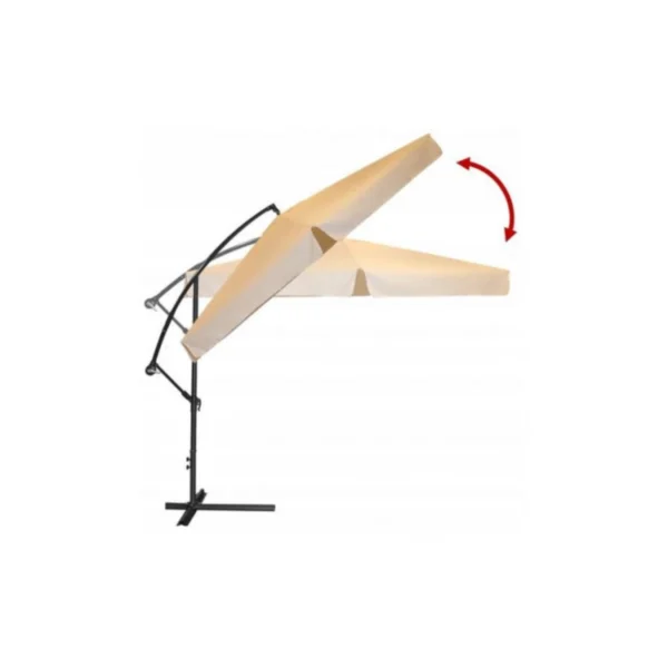 umbrela-de-gradina-3m-bej-3 Umbrelă de grădină 3 m – bej
