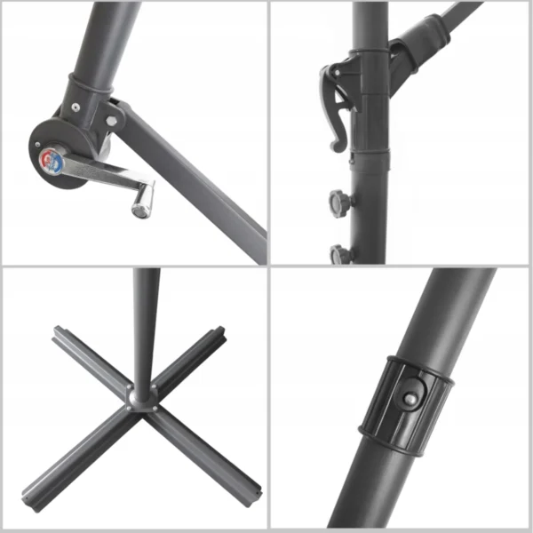 umbrela-de-gradina-3m-bej-7 Umbrelă grădină 3 m