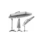 umbrela-de-gradina-3m-gri-2 Umbrelă grădină 3 m – gri