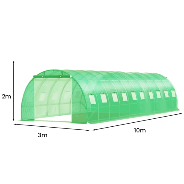 sera-cu-folie-3x10x2m-6 Solar din folie 3×10×2 m