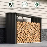 adapost-metalic-pentru-lemne-de-foc-premium-10 Adăpost metalic pentru lemne de foc Premium 84 × 217 × 154 cm (1,9 m²)