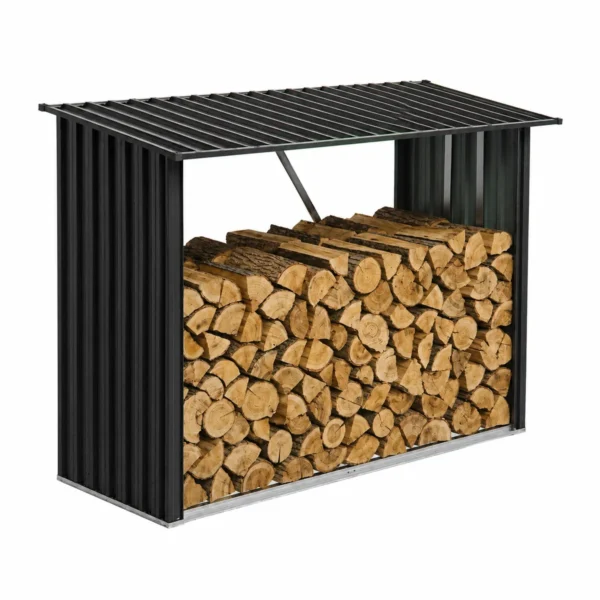 adapost-metalic-pentru-lemne-de-foc-premium-11 Adăpost metalic pentru lemne de foc Premium – oțel galvanizat