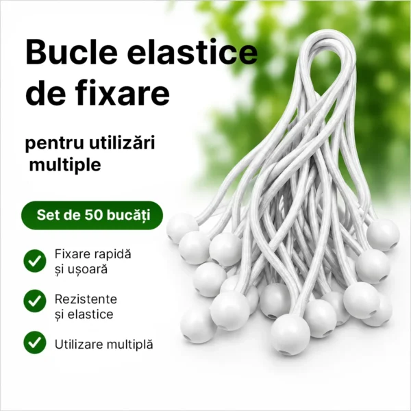 Elastice de fixare cu bilă – 50 buc.