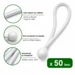 Elastice de fixare cu bilă – 50 buc.