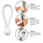Elastice de fixare cu bilă – 50 buc.